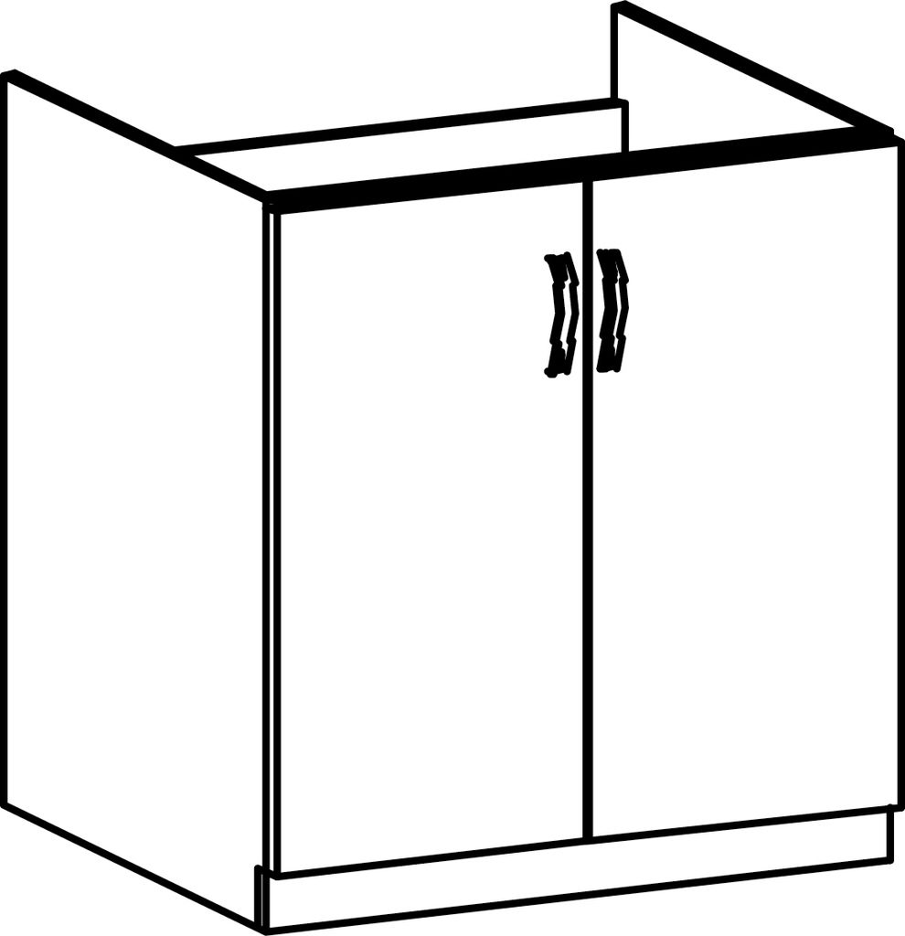 Unterschrank Waschbecken Küchen Schränke Möbel Einrichtung Küche Regale Schrank