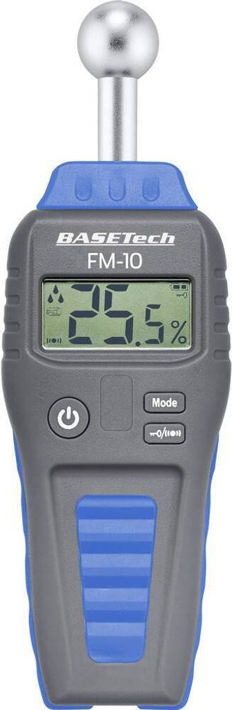 Basetech FM-10 Materialfeuchtemessgerät Messbereich Produktbild 