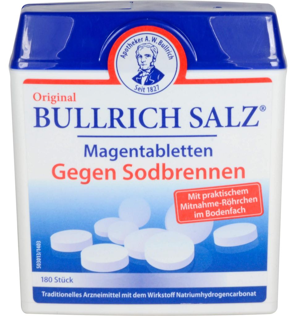 Tabletki żołądkowe Bullrich z solą przeciw zgadze Zdjęcie produktu 