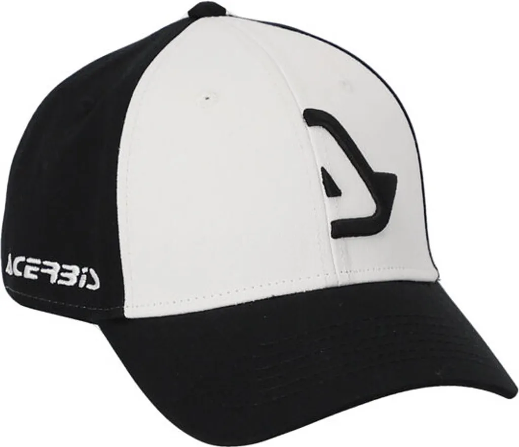 Acerbis Logo Cap White - Cappello Regolabile 100% Cotone Sportivo