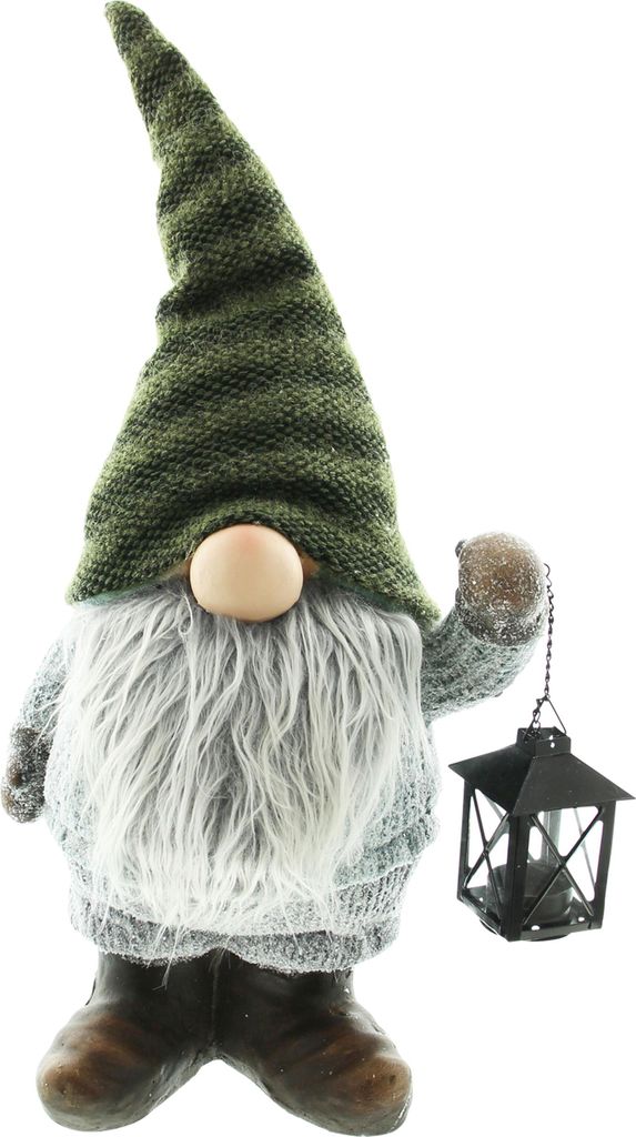 Grand lutin 56cm Textile Fourrure artificielle Lanterne - Image du produit 
