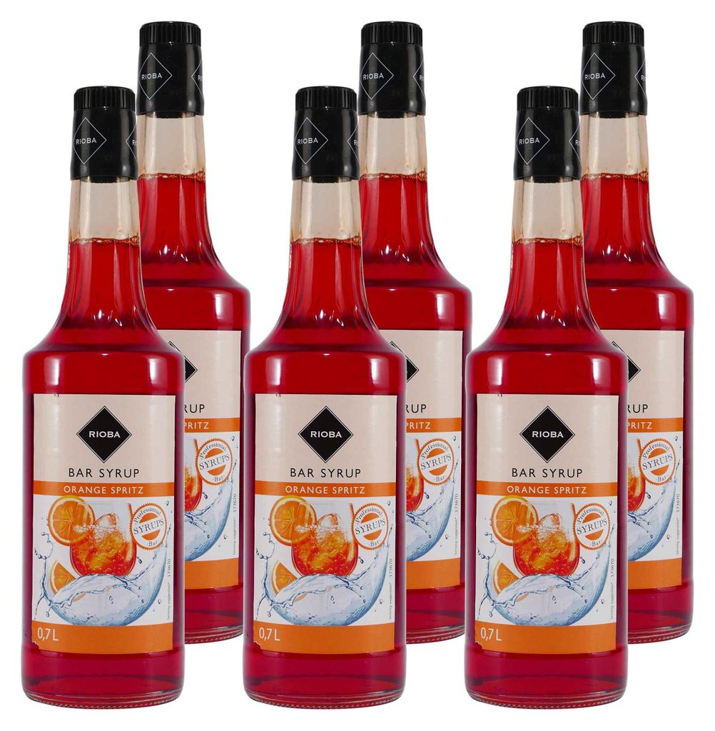Rioba Orange Spritz Syrup (6 x 0,7L) Produktbild 