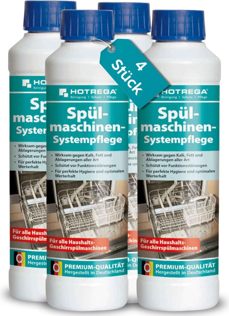 HOTREGA Spülmaschinenreiniger Spülmaschinen Systempflege Produktbild 