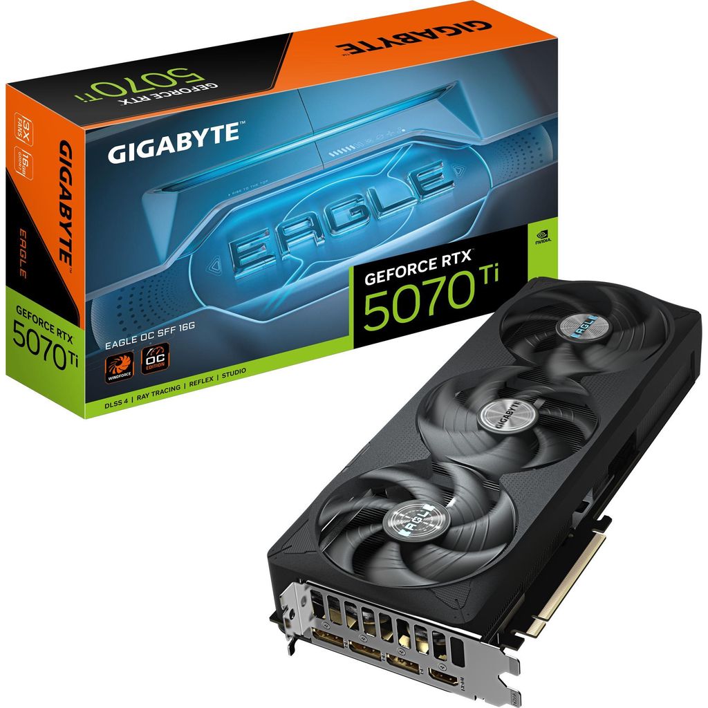 GIGABYTE GeForce RTX 5070 Ti EAGLE OC SFF 16G Grafikkarte - Produktbild 