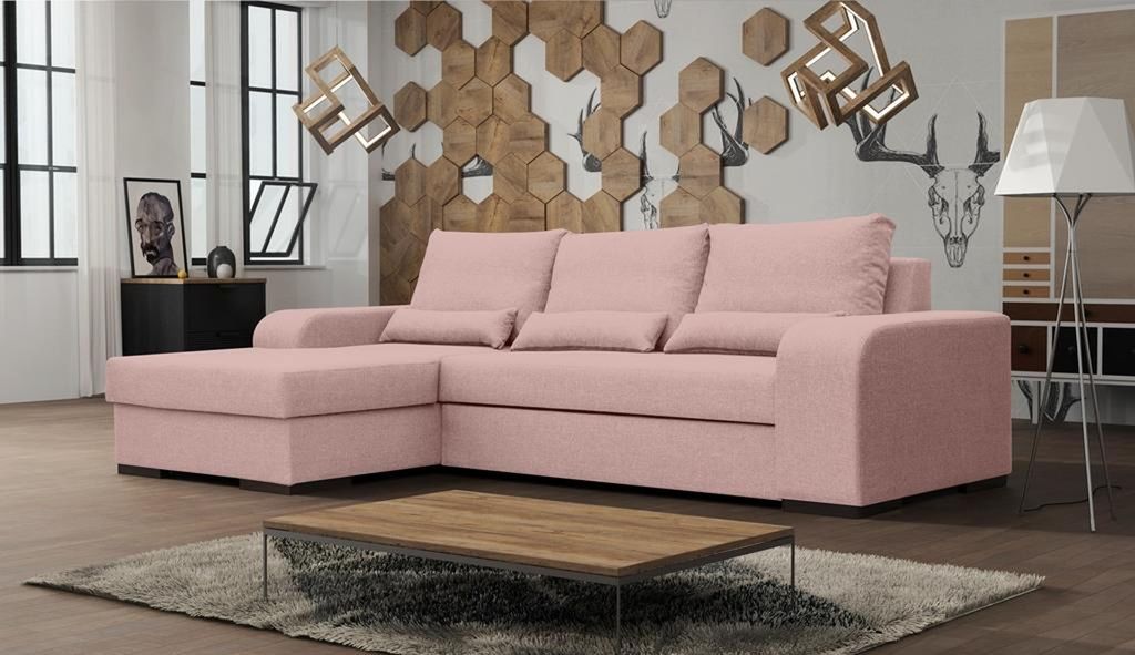 Sofa Schlafsofa Designer Sofa mit Bettfunktion - Bettkasten Ecksofa Couch Sofas