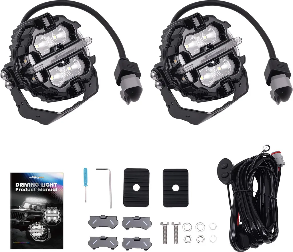 Feu LED 3.5" Haute Visibilité : Finis les Problèmes de Brouillard en ATV