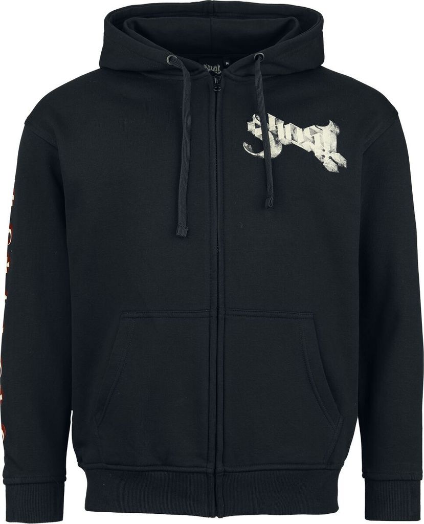 Ghost Kapuzenjacke Herren Rats schwarz XXL