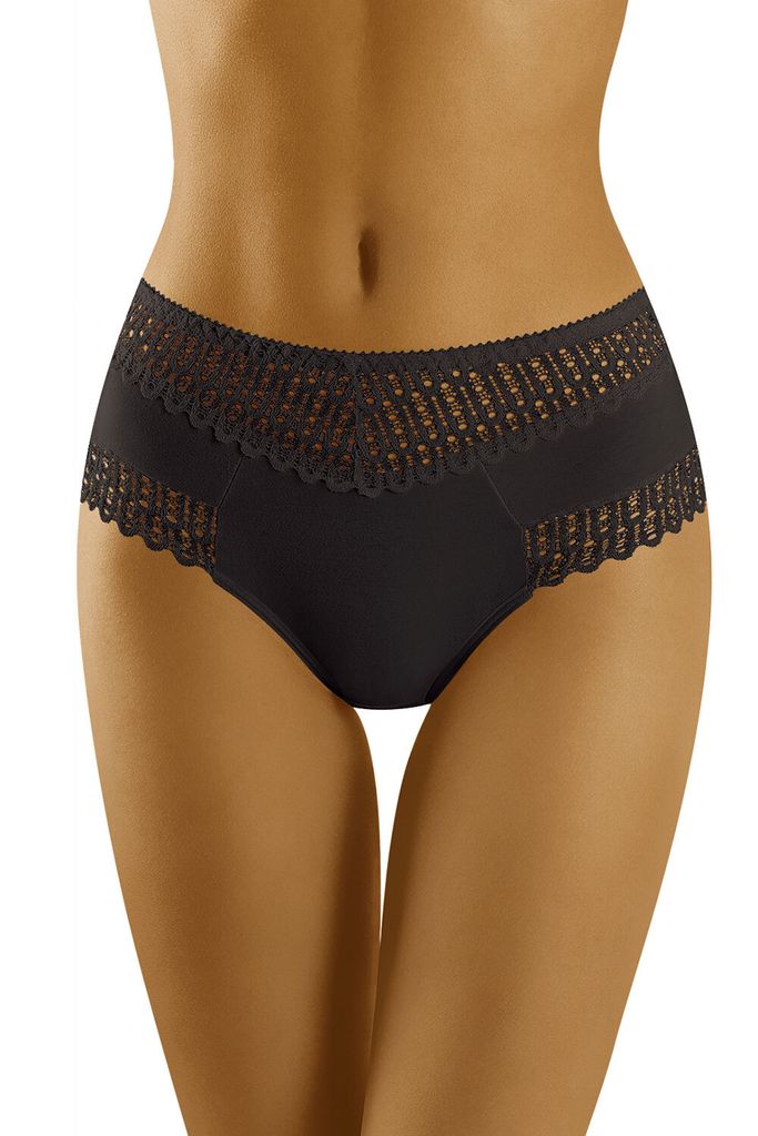 Wolbar damen slip unterhose ajour-spitze hoch unterwäsche Produktbild 