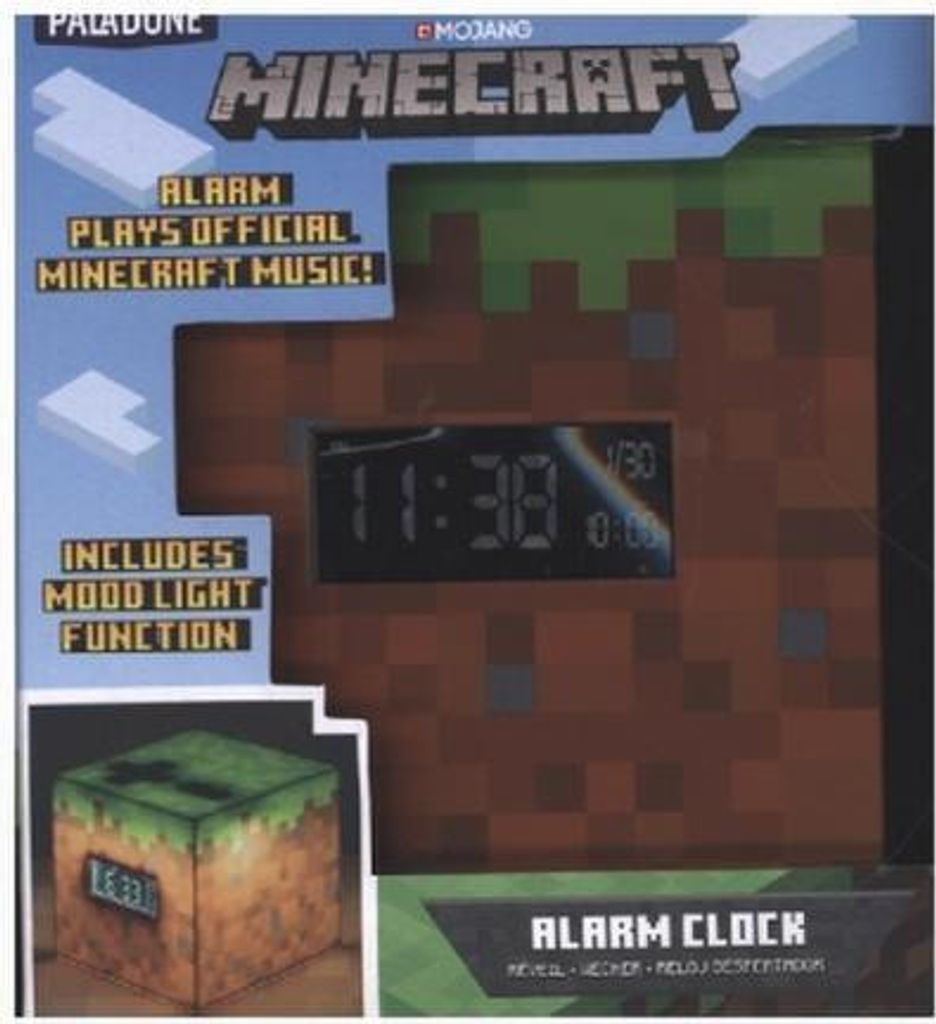 Paladone Minecraft Alarm Clock (PP6733MCF)