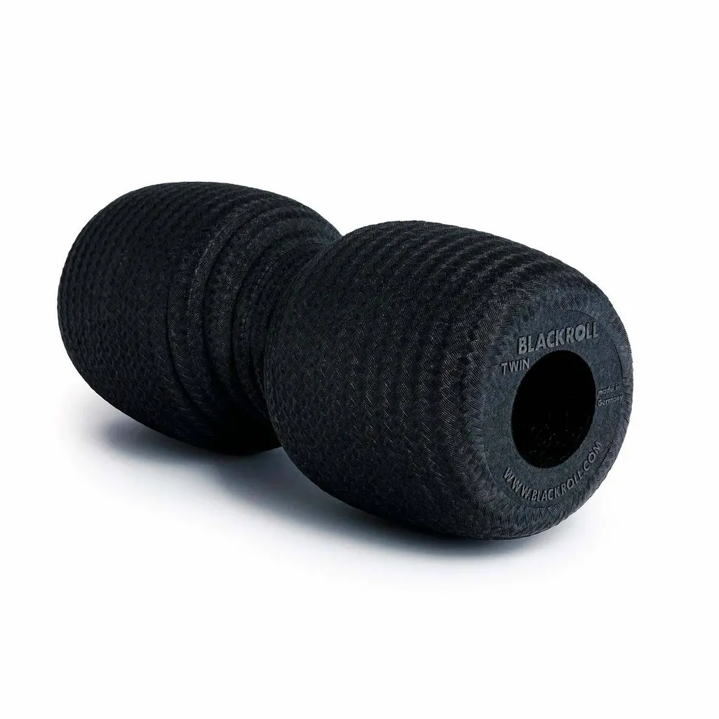 Rouleau de Fascia Blackroll Twin en Mousse pour Massage du Dos et Bras