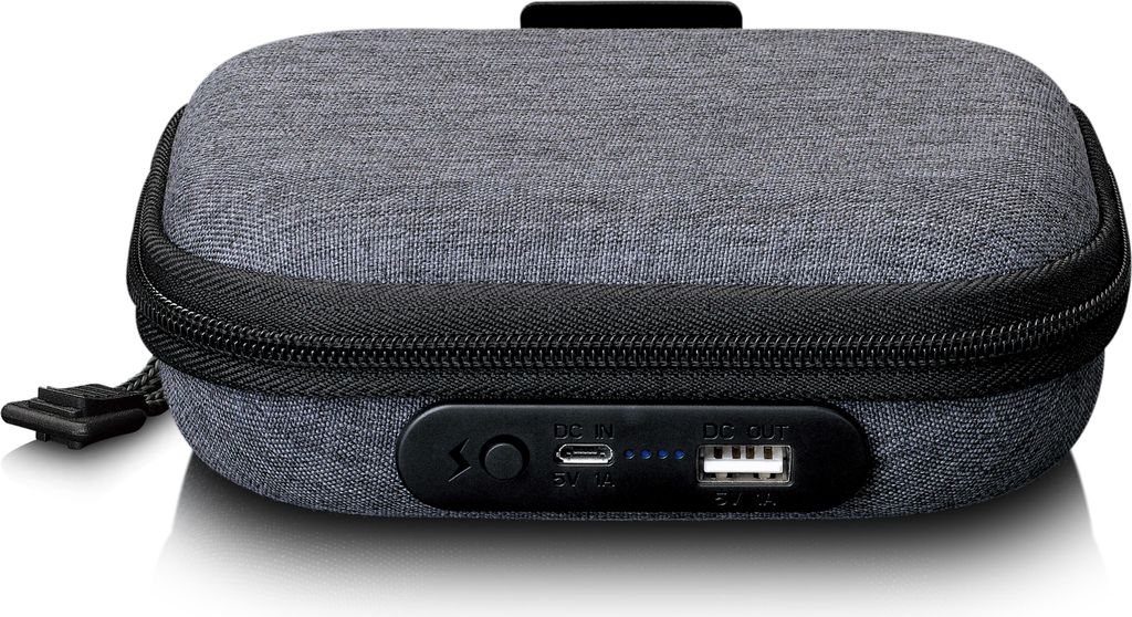 Custodia da trasporto Lenco con power bank per lettore MP3 Immagine del prodotto 