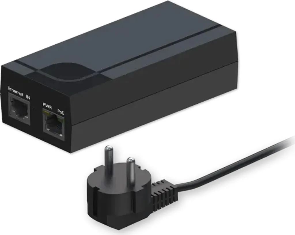 Injecteur PoE Gigabit Teltonika PR322EU7 idéal pour caméras IP et Wi-Fi