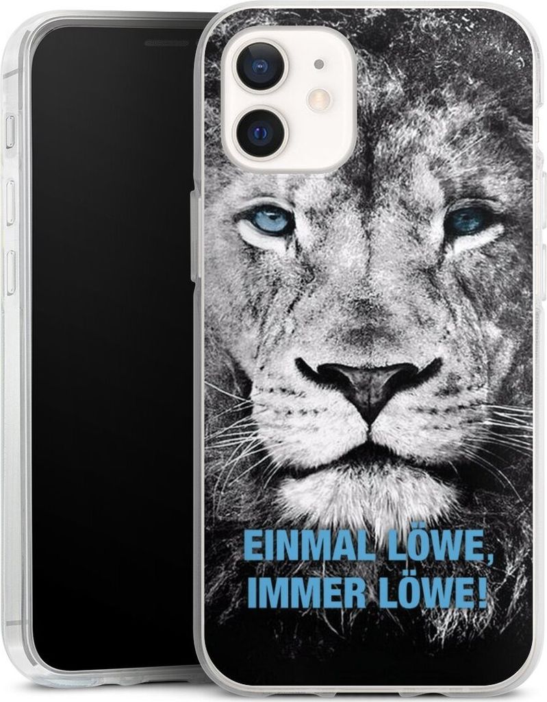 DeinDesign Handyhülle für Apple iPhone 12 Pro Silikon Hülle Case Smartphone Schutzhülle Löwe Offizielles Lizenzprodukt TSV 1860 München