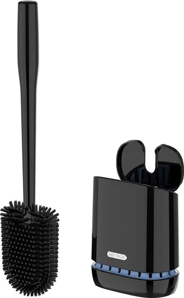 Scopino Per WC Bagno in Acciaio Inox, Auralum Spazzolone WC con