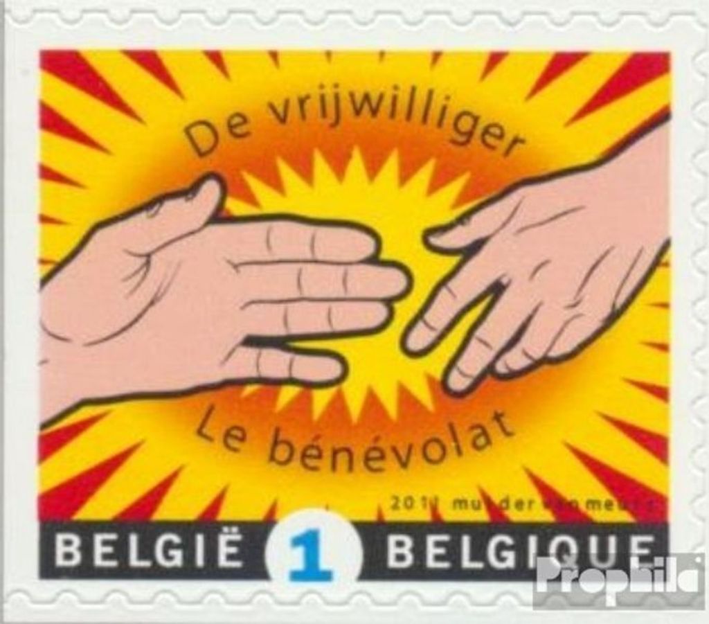 Briefmarken Belgien 2011 Mi 4149Dl (kompl.Ausg.) postfrisch Jahr der Freiwilligentätigkeit