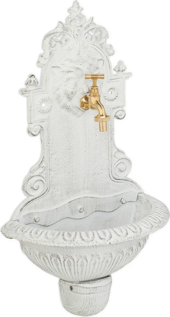 Fontaine murale extérieure pour raccordement tuyau arrosage jardin