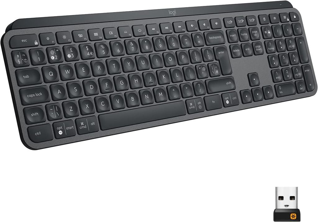 Logitech MX Keys - Standard - RF Wireless + Bluetooth - Zdjęcie produktu 1