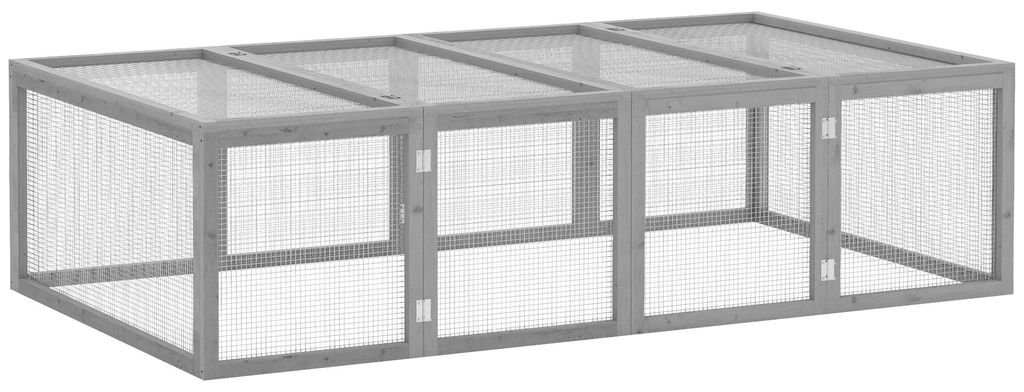 PawHut Freilaufgehege Kleitierkäfig Kleintierstall Produktbild 