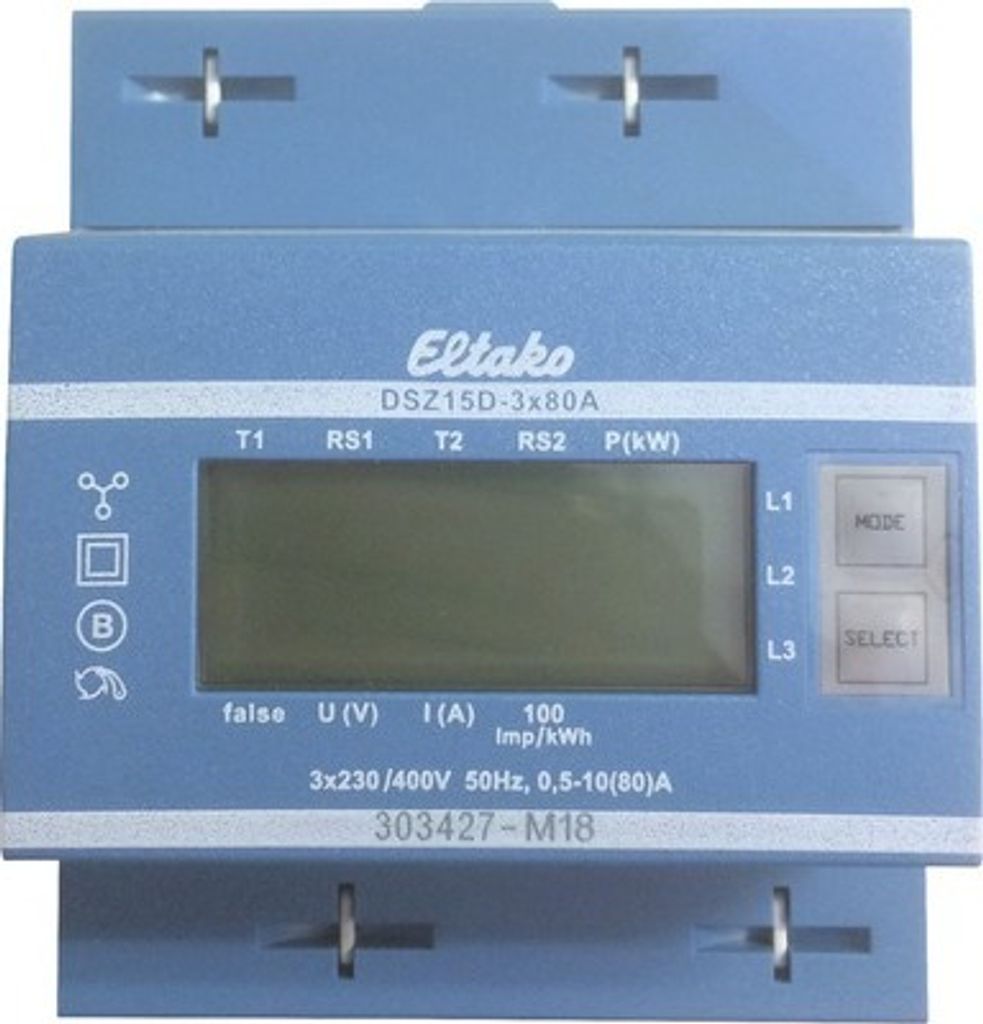ELTAKO DSZ15D-3x80A MID Elektrizitätszähler Produktbild 