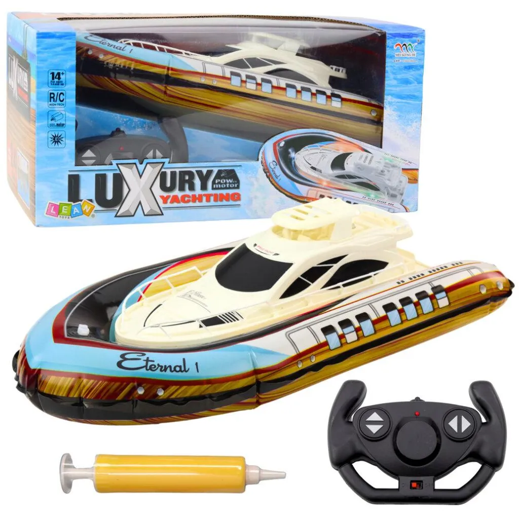 Yacht gonflable télécommandé incassable LED pour éviter les chocs - 2