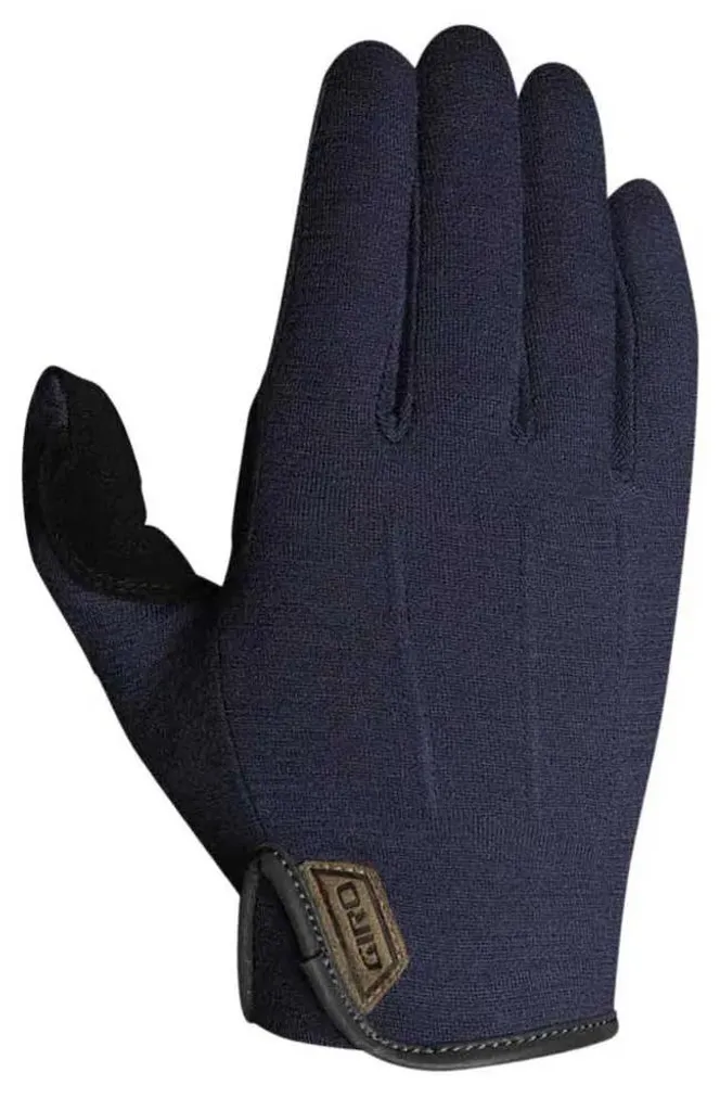Gants de Cyclisme en Laine Mérinos Giro D Wool 2023 - Bleu Taille M