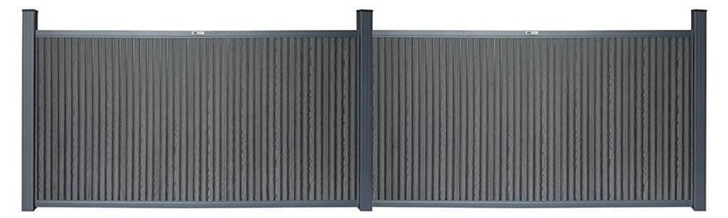 HOME DELUXE WPC Sichtschutzzaun CALLADO PREMIUM 2 x Element Produktbild 