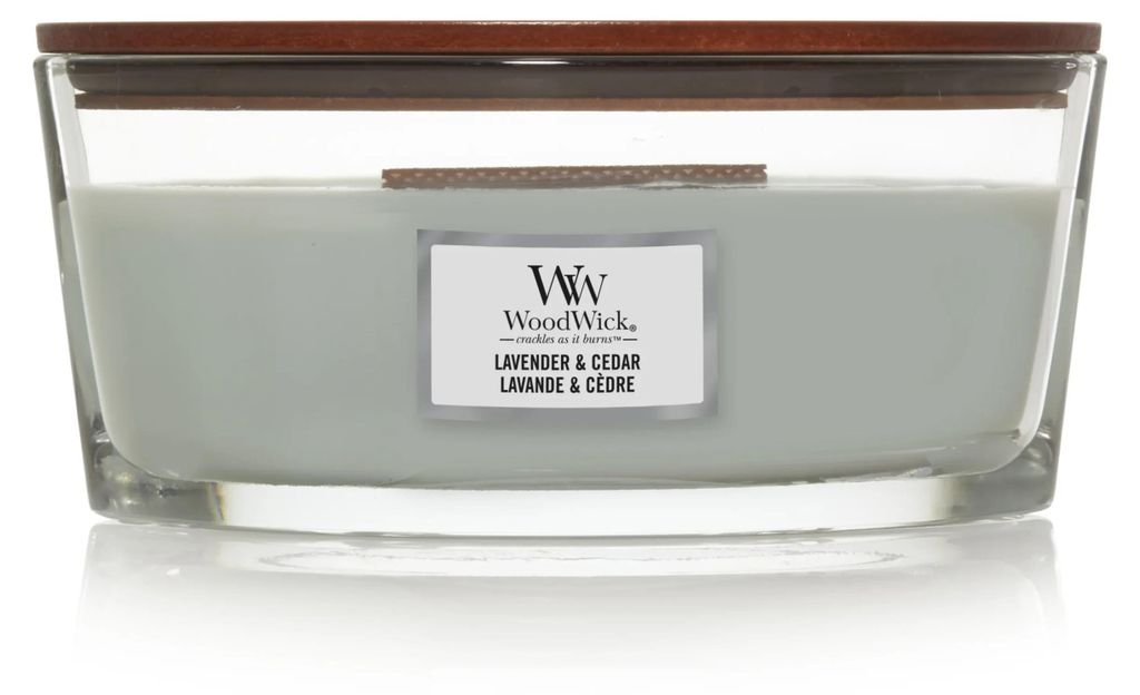WoodWick Lavender & Cedar, Ďalší, Šedá, Priehľadná, CEDAR, Obrázok produktu 