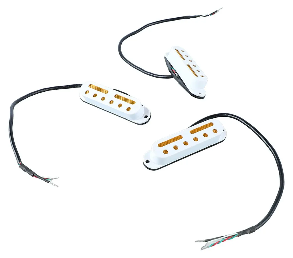 Éliminez les Parasites : Lot 3 Micros Simple Bobinage Blanc pour Guitare - 7