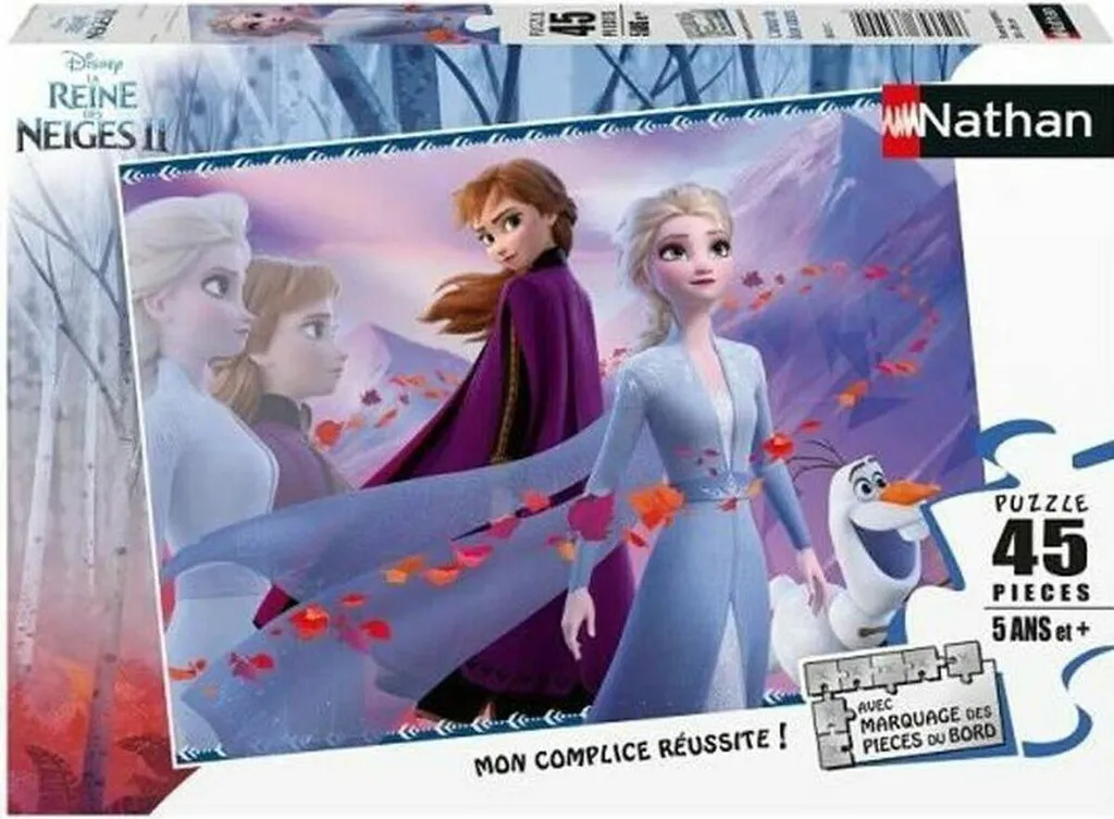 Puzzle Nathan La Reine des Neiges 2 - Jeu Éducatif Disney de 45 Pièces