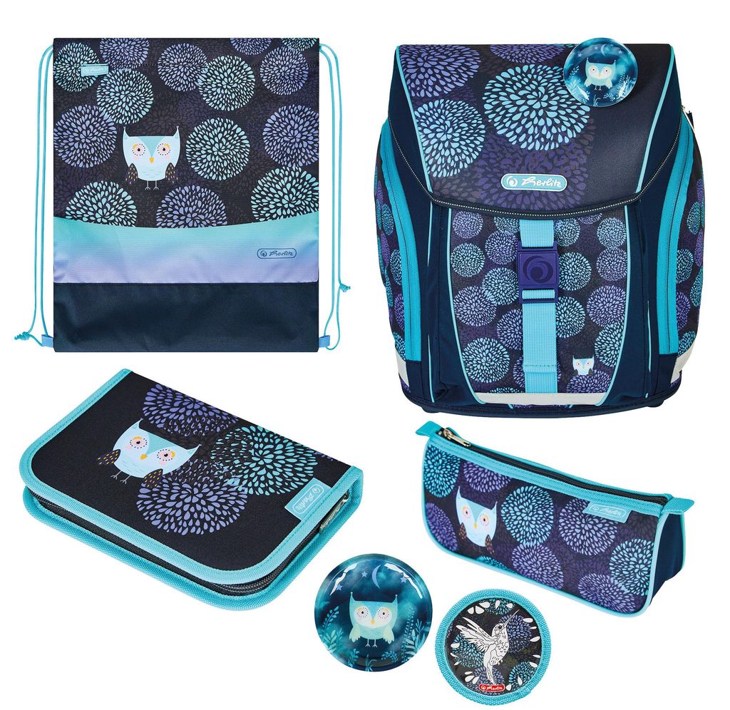Herlitz Schulranzen FiloLight Plus Flower Owl Produktbild 