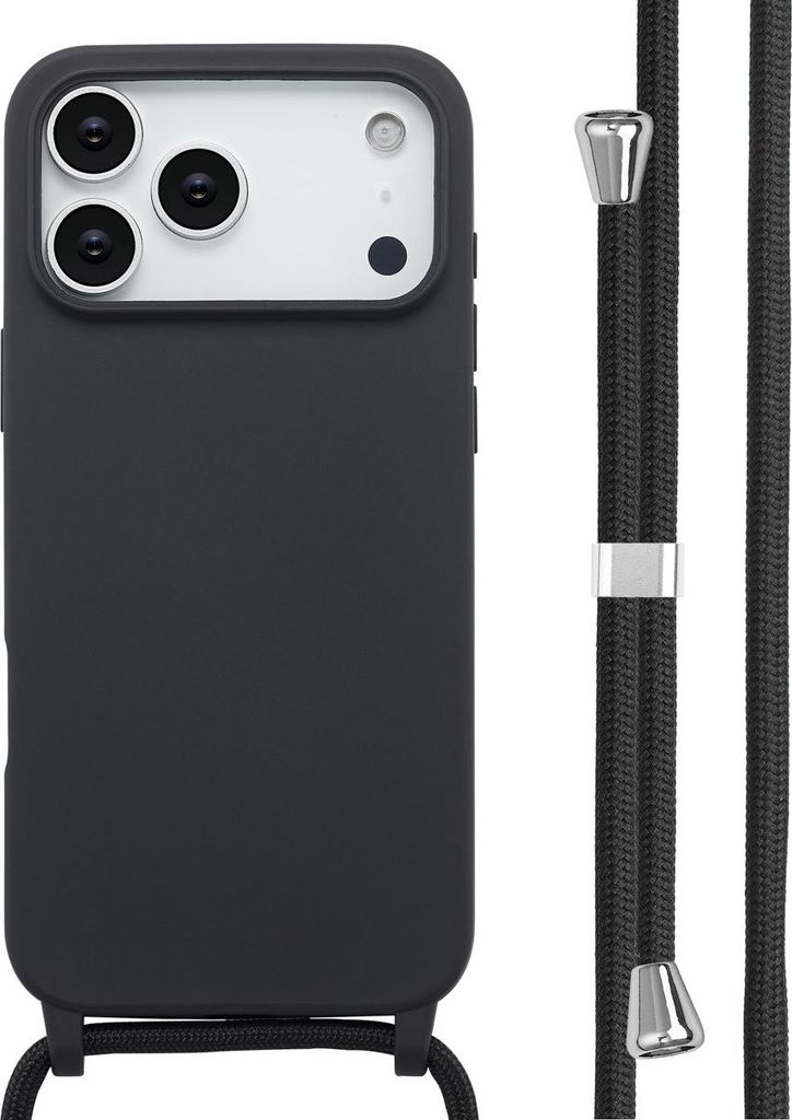 imoshion SilikonHülle mit Band iPhone 17 Pro Max - Schwarz