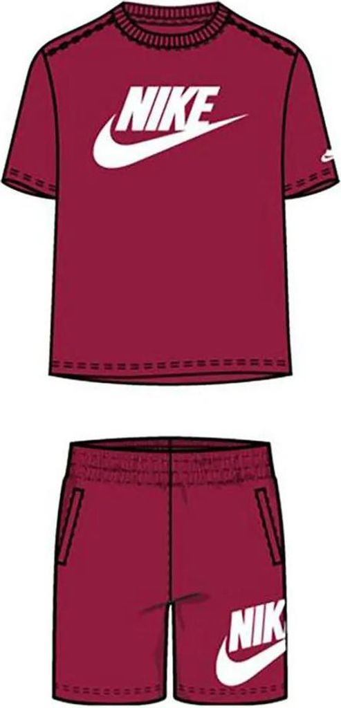 Nike Kids Clu Kurzarm-set Rot 24 Months Jungen,Mädchen Rot 24 Months