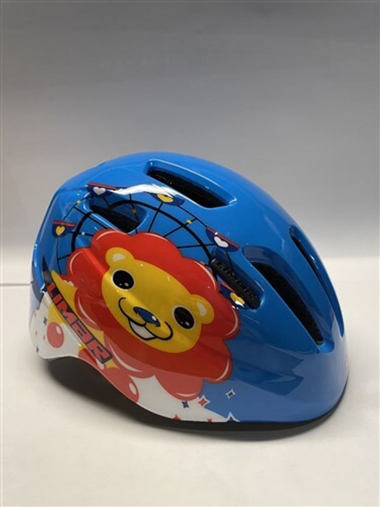 Limar Kinderhelm S 46-52cm Happy Lion Blau