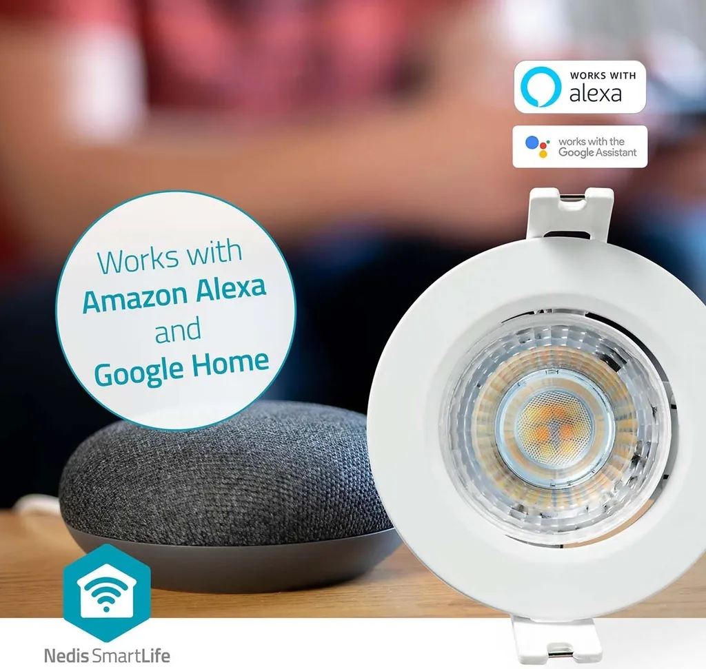 Plafonnier LED Smart Wi-Fi 360 Lumens Blanc Variable Diamètre 52 mm - 4