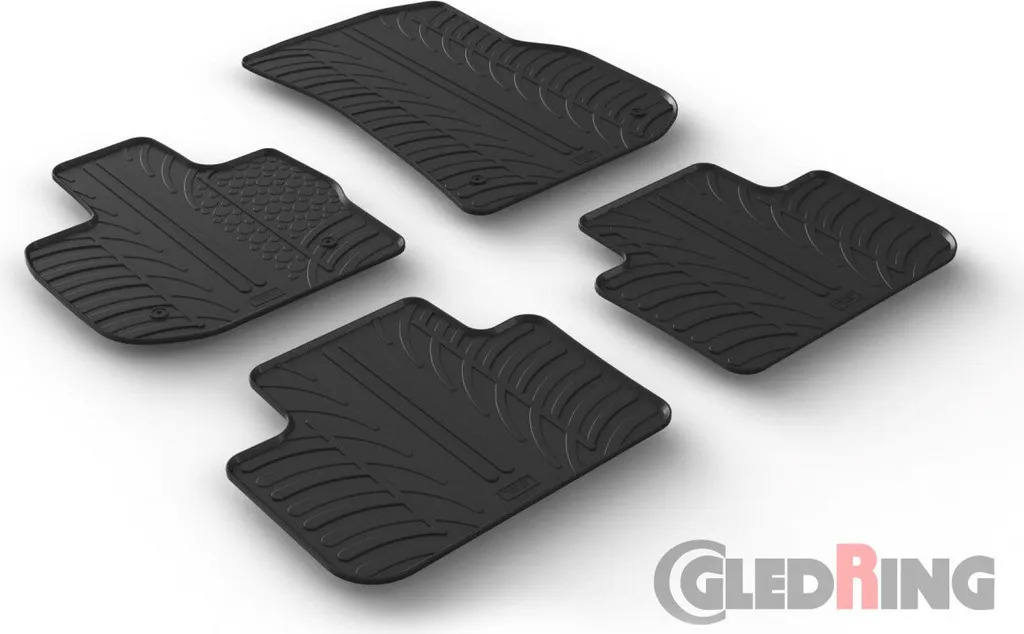 Tappetini in Gomma Auto Anteriori e Posteriori - Set 4 Pezzi Resistenti