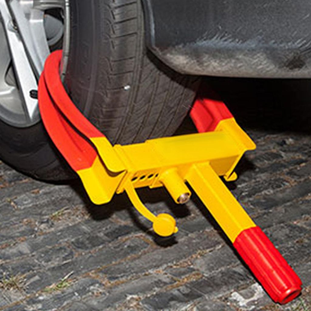 Ikodm Radkralle Wegfahrsperre Diebstahlsicherung Parkkralle Wohnwagen Auto Anhänger PKW