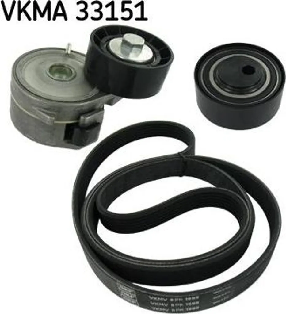 SKF VKMA 33151 Jeu de courroies trapézoïdales OE 5750GS pour Berlingo