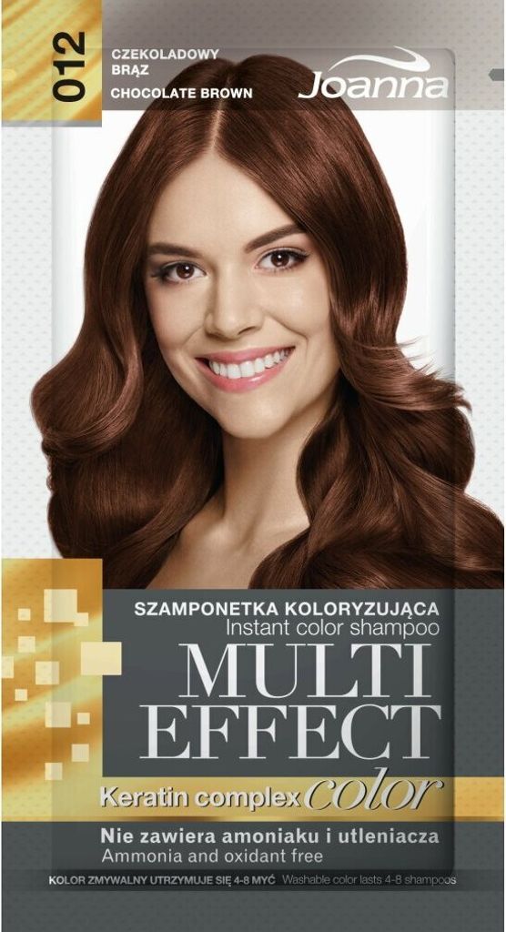 Joanna Multi Effect Color farbiaci šampón Čokoládová hnedá Obrázok produktu 
