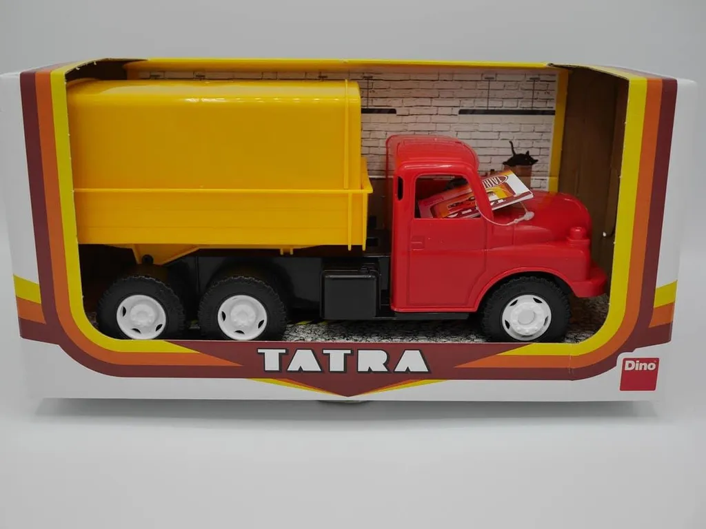Camion Tatra 148 avec bâche 30 cm - Jouet incassable pour enfant actif