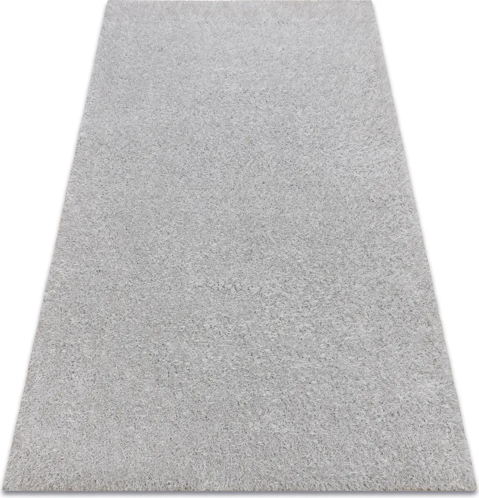 Tapis de salon chaud et confortable BUENOS gris argenté 200x290 cm