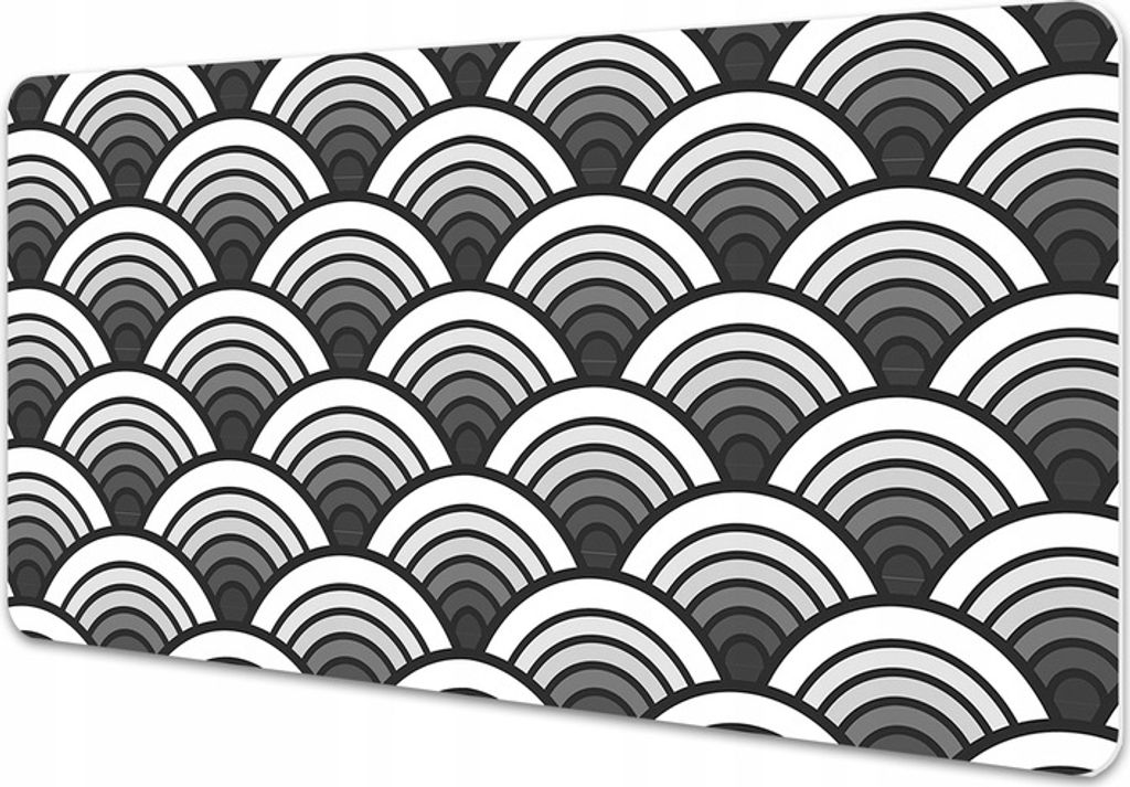Große Schreibtischunterlage Ombre Scallop 90x45cm