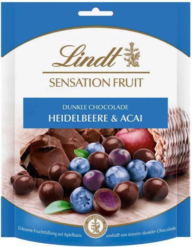 Lindt Sensation Fruit Borůvky&Acai 150g Immagine del prodotto 