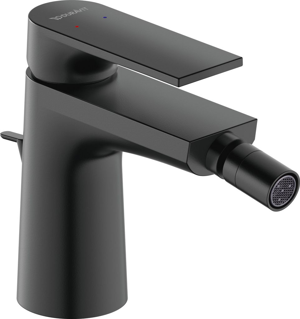 Duravit Tulum Bidetmischer, mit Ablaufgarnitur, Ausladung 126mm, TU2400001046