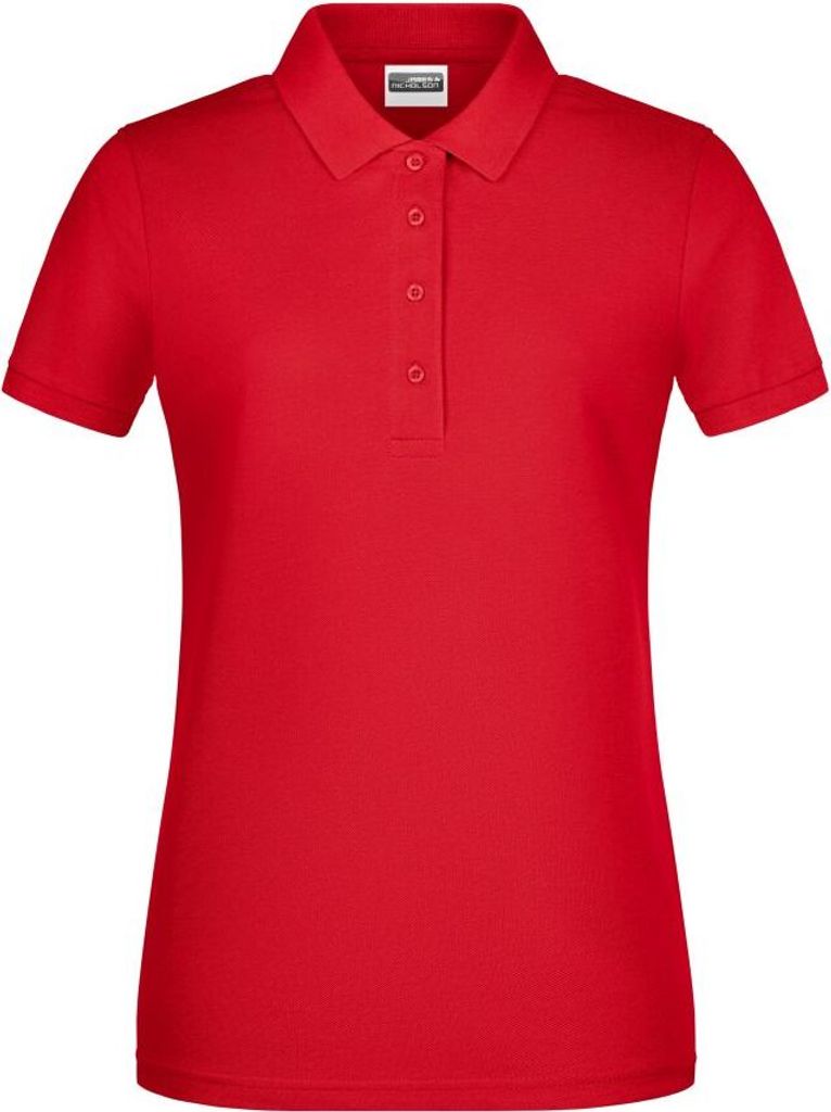 Ladies' Basic Polo Klassisches Poloshirt red, Gr. XXL