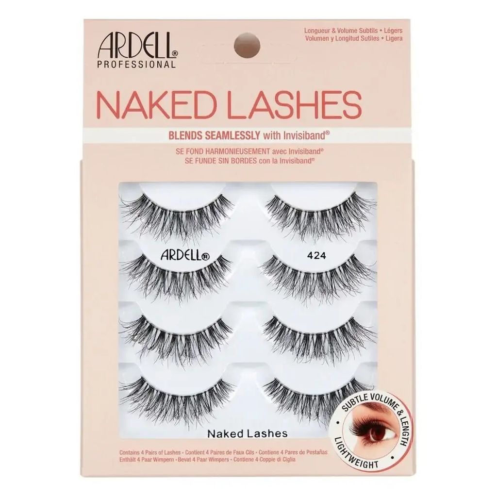 ARDELL Künstliche Wimpern 424 Naked Lashes (4 Paar), 8 St Produktbild 