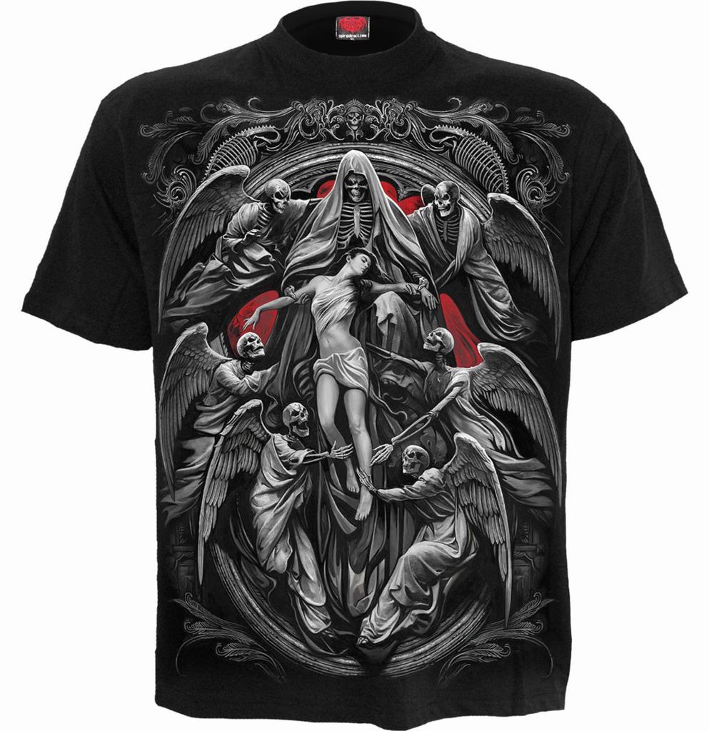 Spiral Direct - "Reaper ́s Door" T-Shirt für Herren/Damen Uni RO16301 (XL) (Schwarz)