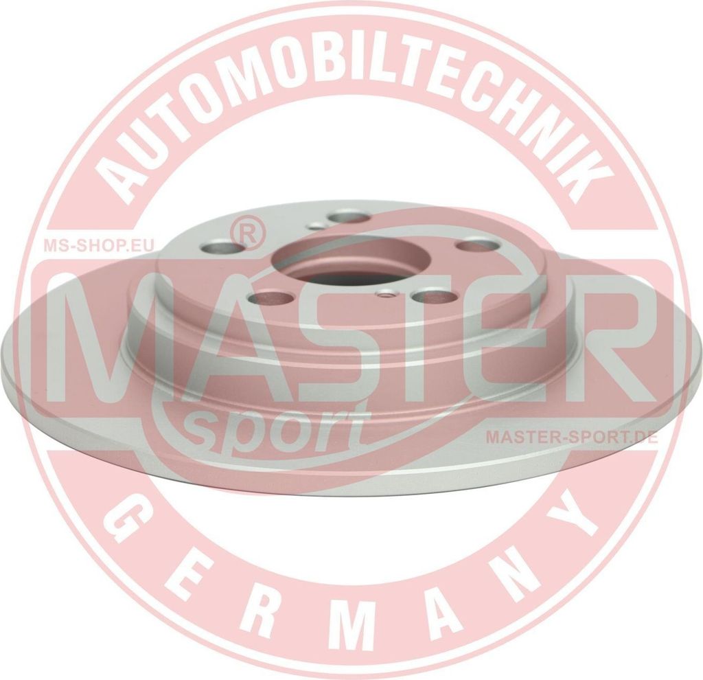 2x MASTER-SPORT Bremsscheibe 24010901701-PCS-MS hinten 40 8mm 156mm 259mm