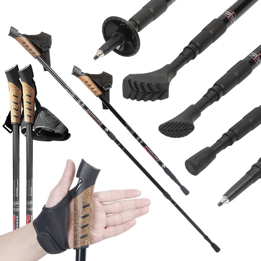 Mucola Nordic Walking Stöcke verstellbar Teleskop Aluminium Produktbild 