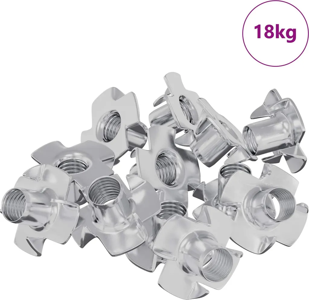 Écrou à Griffes M6 Argenté vidaXL 7200 pcs : Stop aux Vis qui Lâchent