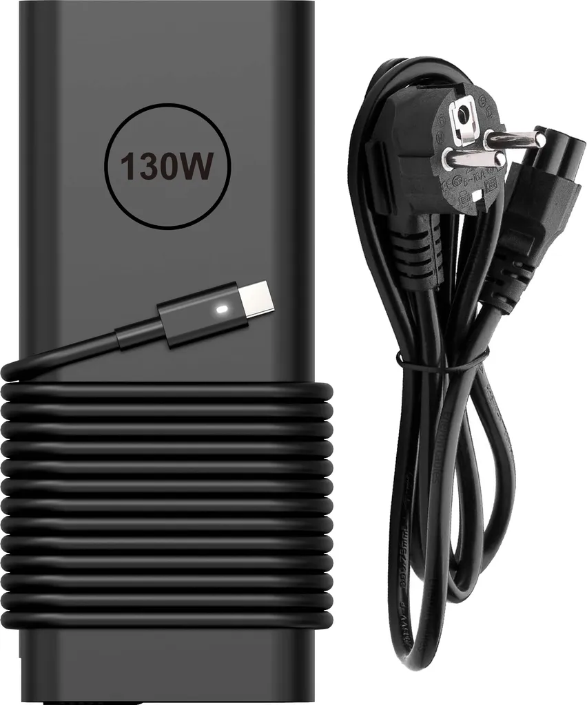 Adaptateur Secteur USB-C 130W pour Dell - Bloc d'Alimentation 20V 6.5A